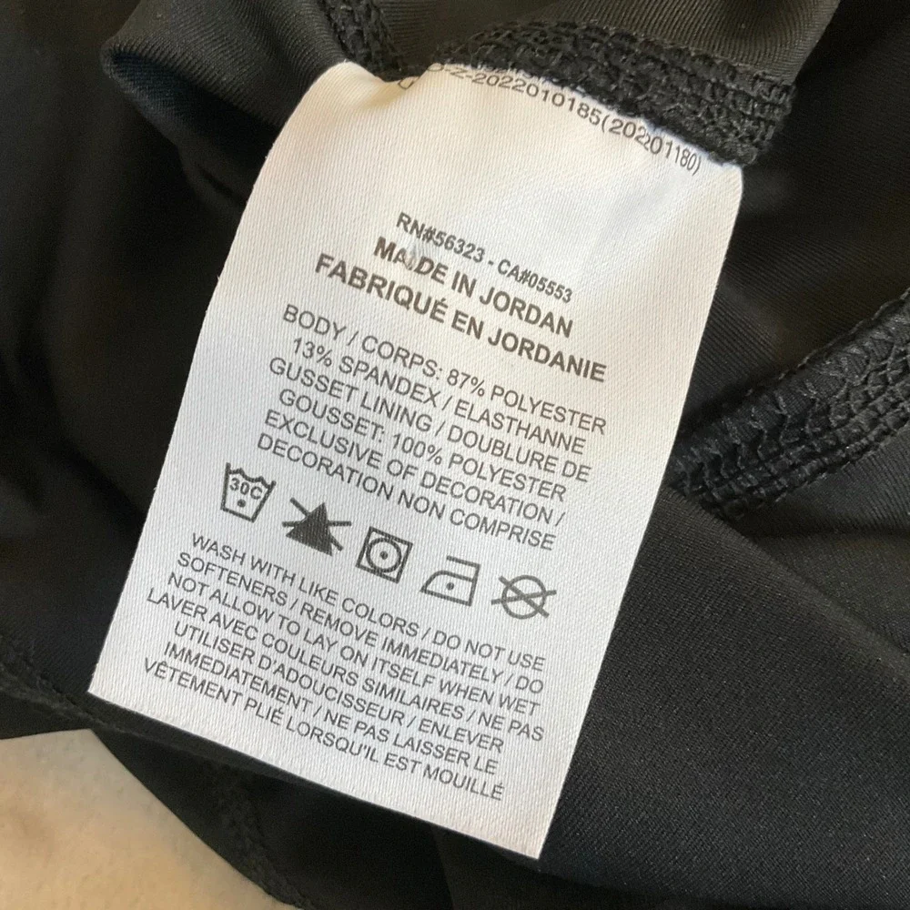 Nike Dri-FIT Leggings Women Small Black High Waisted FSVC Logo Activewear